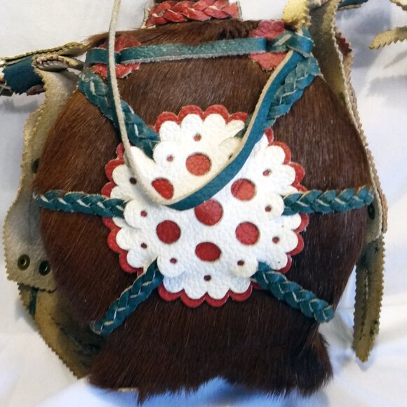 Vintage Hungarian Wooden-Horsehair Hand Crafted Canteen-Kulacs-Flask - Picture 3 of 13